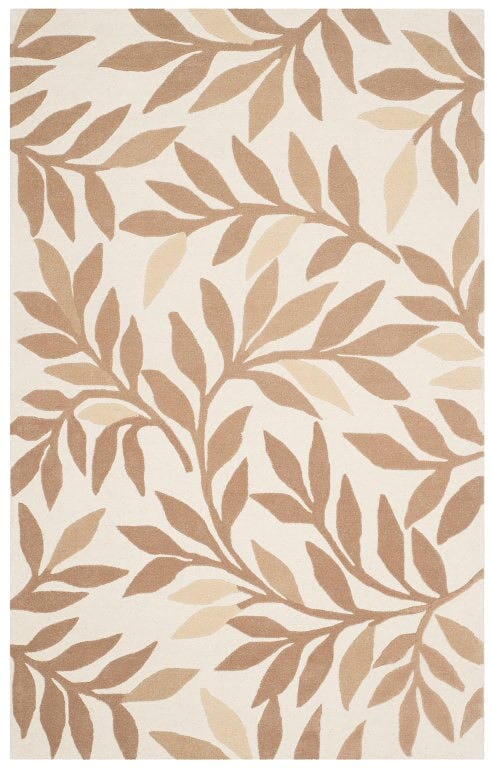 Safavieh Martha Stewart Msr4624A Natural Twine Floral / Country Area Rug