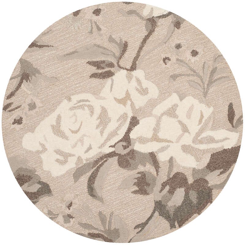 Safavieh Martha Stewart Msr4717B Bedford Grey Floral / Country Area Rug
