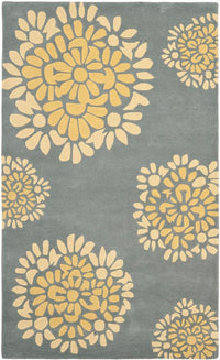 Safavieh Martha Stewart Msr4730B Cement Floral / Country Area Rug