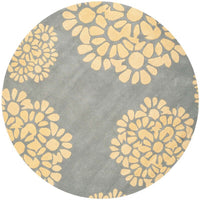 Safavieh Martha Stewart Msr4730B Cement Floral / Country Area Rug