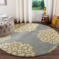 Safavieh Martha Stewart Msr4730B Cement Floral / Country Area Rug