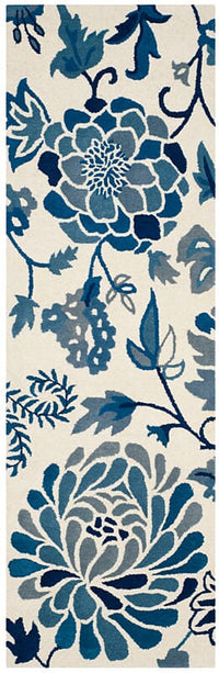 Safavieh Martha Stewart Msr4732A Azurite Floral / Country Area Rug