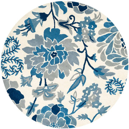 Safavieh Martha Stewart Msr4732A Azurite Floral / Country Area Rug