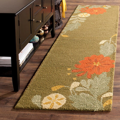 Safavieh Martha Stewart Msr4871B Pup Tent Floral / Country Area Rug