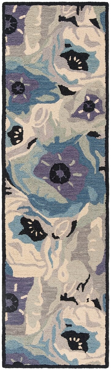 Safavieh Martha Stewart Msr4872B Blue Floral / Country Area Rug