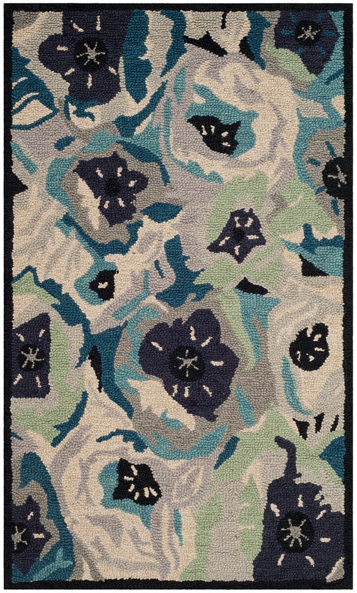 Safavieh Martha Stewart Msr4872B Blue Floral / Country Area Rug