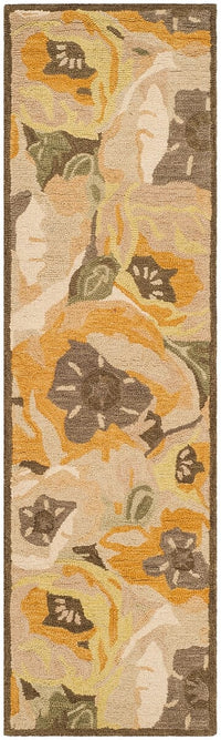 Safavieh Martha Stewart Msr4872C Gold Floral / Country Area Rug