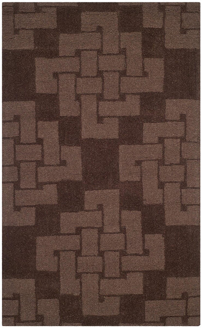 Safavieh Martha Stewart Msr4950F Chocolate Truff Damask Area Rug