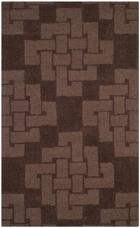 Safavieh Martha Stewart Msr4950F Chocolate Truff Damask Area Rug