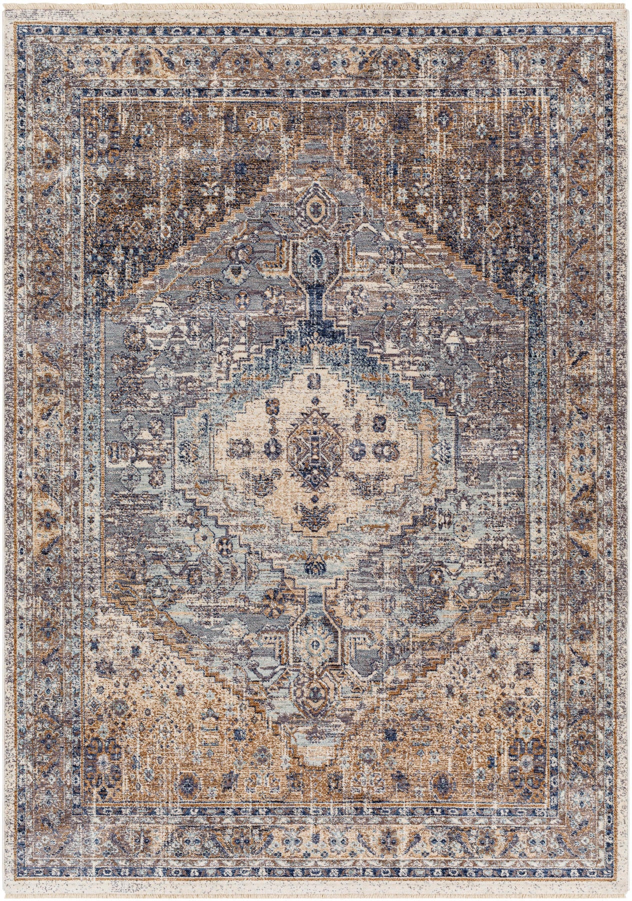 Surya Misterio Mst-2313 Yellow & Gold Area Rug