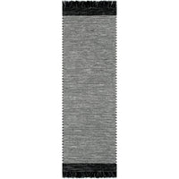 Nuloom Striped Pinto Nst2075A Black Area Rug