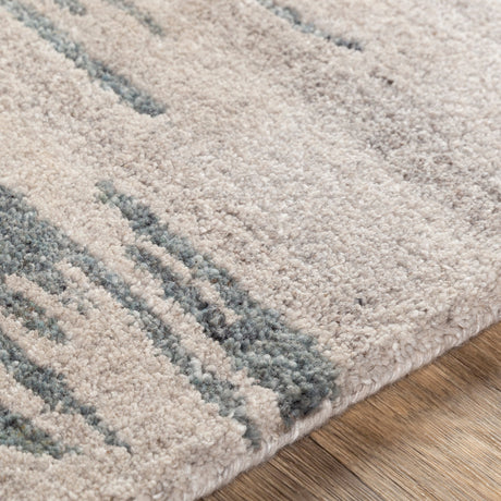 Surya Montclair Mtc-2307 Teal, Seafoam, Beige, Medium Gray Rugs.