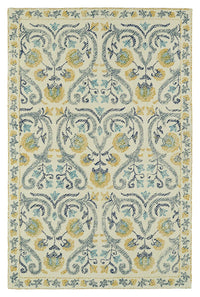 Kaleen Montage Mtg11 Ivory (01) Floral / Country Area Rug