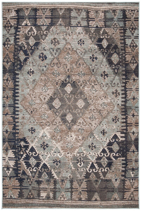 Safavieh Montage Mtg236K Blue / Grey Rugs.