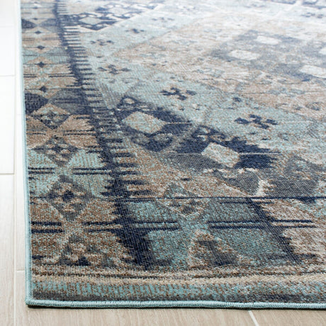 Safavieh Montage Mtg236K Blue / Grey Rugs.