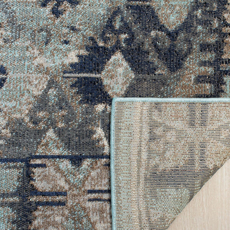 Safavieh Montage Mtg236K Blue / Grey Rugs.