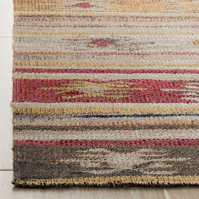 Safavieh Montage Mtg238E Taupe / Multi Striped Area Rug