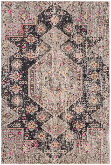 Safavieh Montage Mtg365Z Black/Multi Rug.