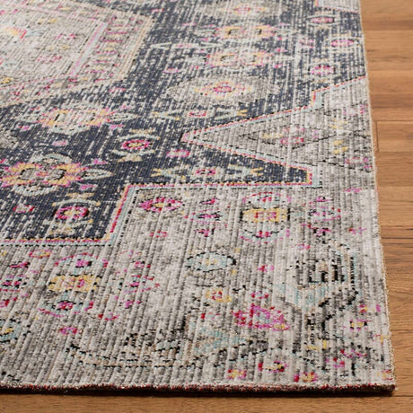 Safavieh Montage Mtg365Z Black/Multi Rug.