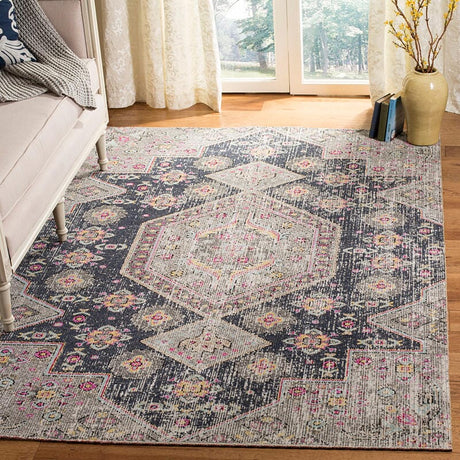 Safavieh Montage Mtg365Z Black/Multi Rug.