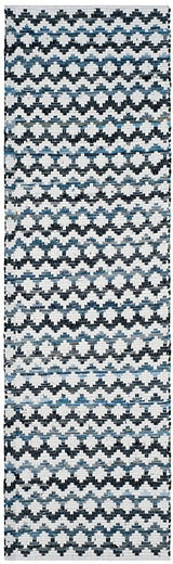 Safavieh Montauk Mtk120A Ivory Blue / Black Rugs.
