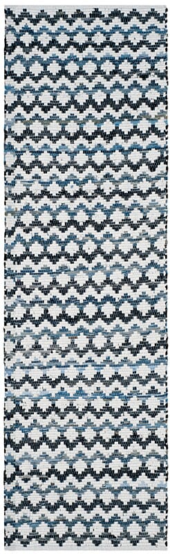 Safavieh Montauk Mtk120A Ivory Blue / Black Rugs.