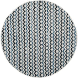 Safavieh Montauk Mtk120A Ivory Blue / Black Rugs.