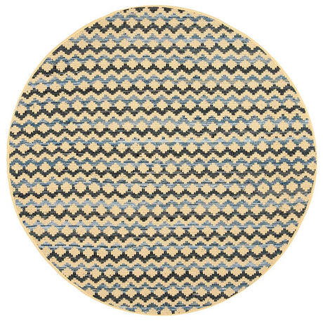 Safavieh Montauk Mtk120D Gold / Blue / Black Rugs.