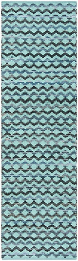 Safavieh Montauk Mtk120K Turquoise / Blue / Black Rugs.