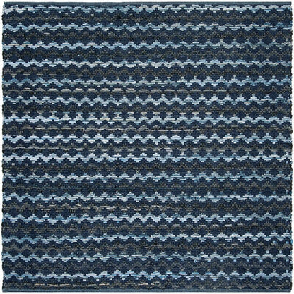 Safavieh Montauk Mtk120N Turquoise / Blue / Black Geometric Area Rug