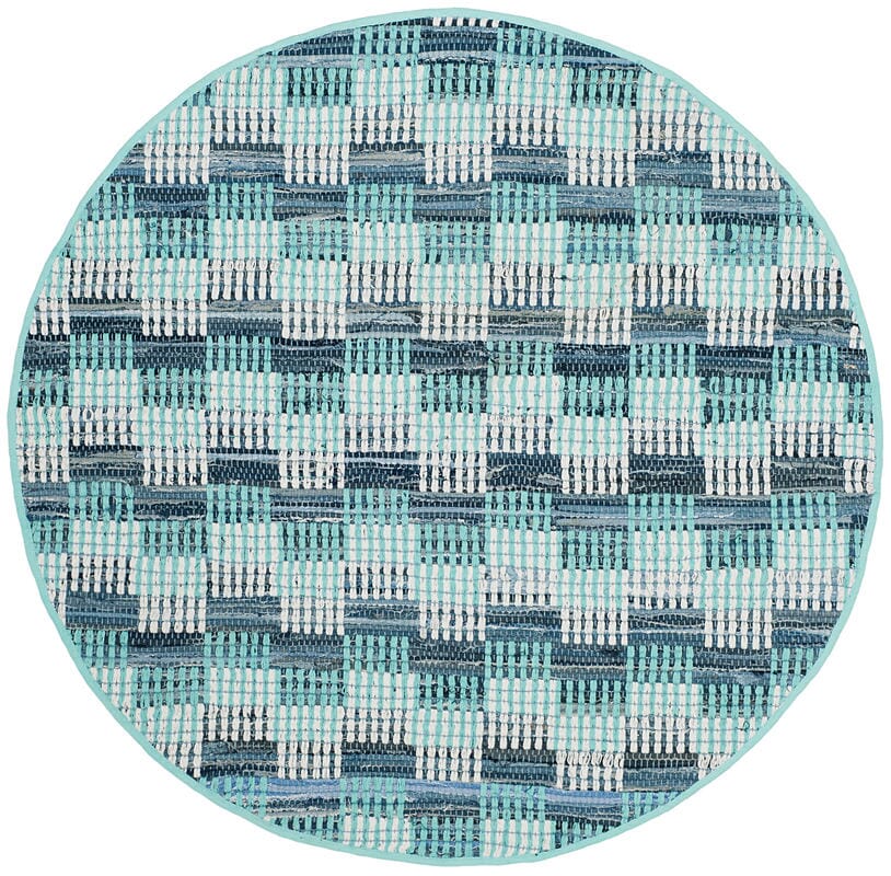 Safavieh Montauk Mtk121C Turquoise / Multi Geometric Area Rug