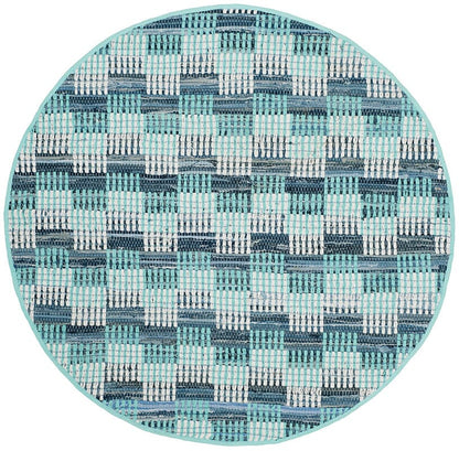 Safavieh Montauk Mtk121C Turquoise / Multi Geometric Area Rug