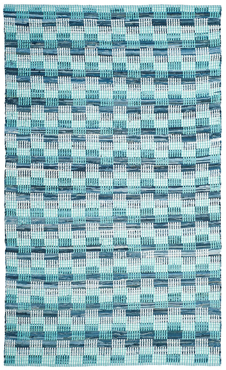 Safavieh Montauk Mtk121C Turquoise / Multi Geometric Area Rug