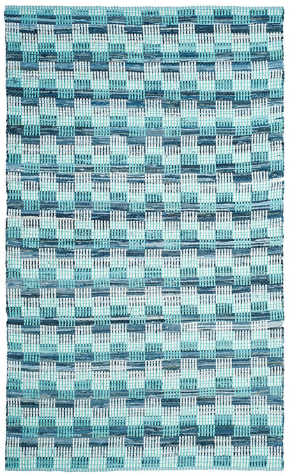 Safavieh Montauk Mtk121C Turquoise / Multi Geometric Area Rug