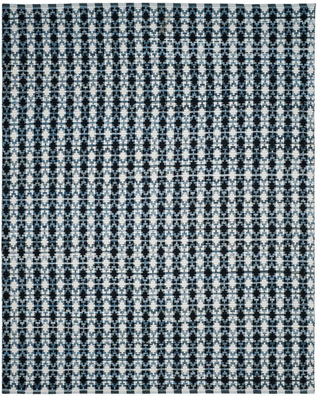 Safavieh Montauk Mtk123A Ivory Blue / Black Rugs.