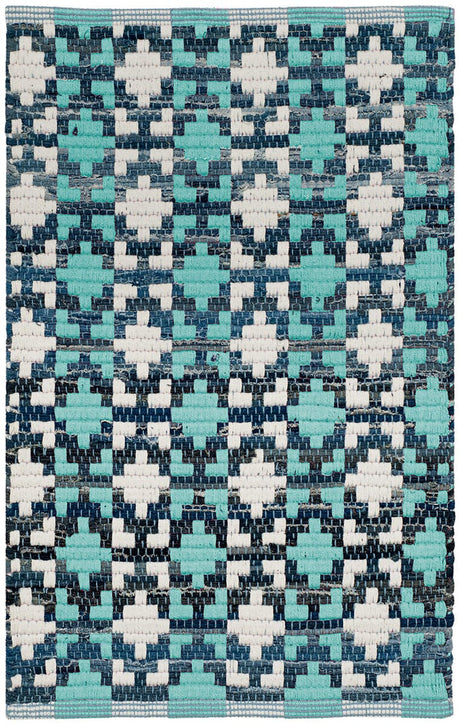 Safavieh Montauk Mtk123C Turquoise / Multi Rugs.