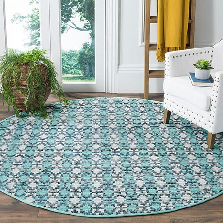 Safavieh Montauk Mtk123C Turquoise / Multi Rugs.