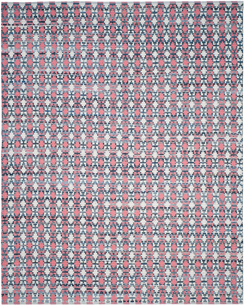 Safavieh Montauk Mtk123D Coral / Multi Geometric Area Rug