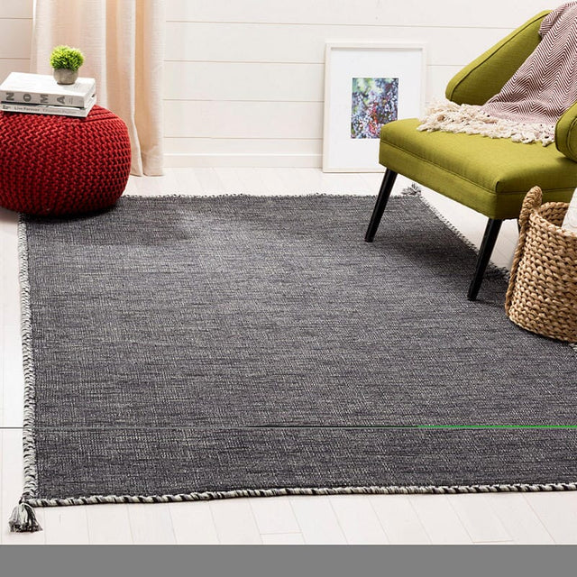 Safavieh Montauk Mtk150F Grey / Black Rugs.