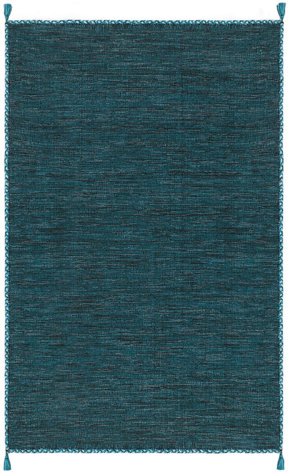 Safavieh Montauk Mtk150M Blue / Black Solid Color Area Rug