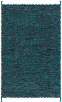 Safavieh Montauk Mtk150M Blue / Black Solid Color Area Rug