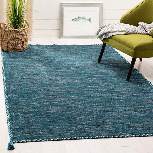 Safavieh Montauk Mtk150M Blue / Black Rugs.