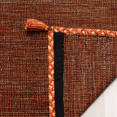 Safavieh Montauk Mtk150P Orange / Black Rugs.