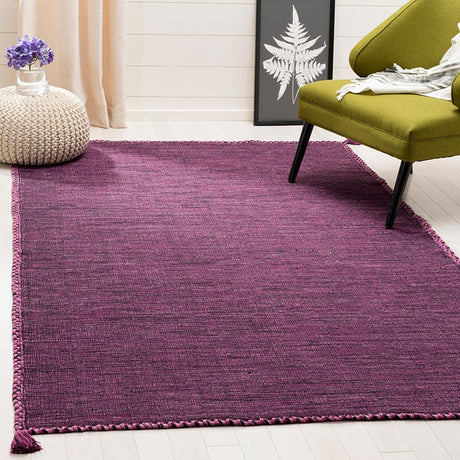 Safavieh Montauk Mtk150R Purple / Black Rugs.