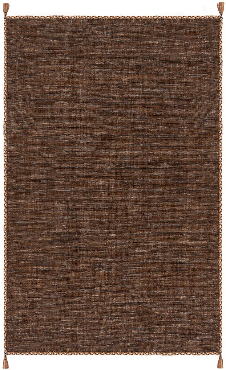 Safavieh Montauk Mtk150T Brown / Black Solid Color Area Rug