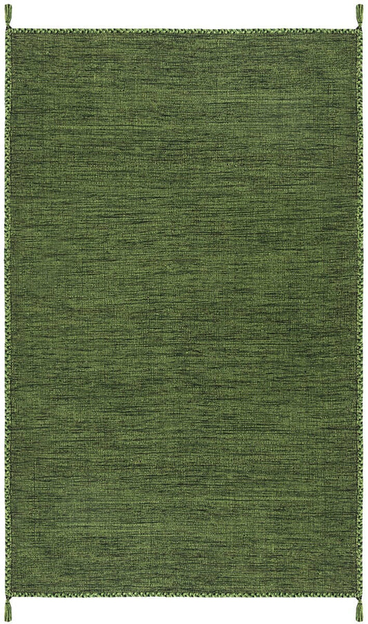 Safavieh Montauk Mtk150Y Green / Black Solid Color Area Rug