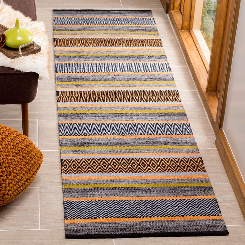 Safavieh Montauk Mtk212A Navy / Multi Striped Area Rug