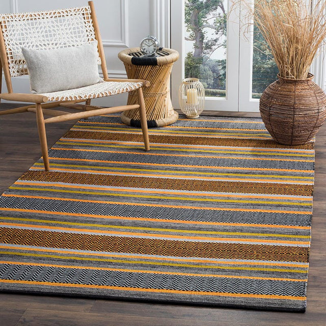 Safavieh Montauk Mtk212A Navy/Multi Rug.