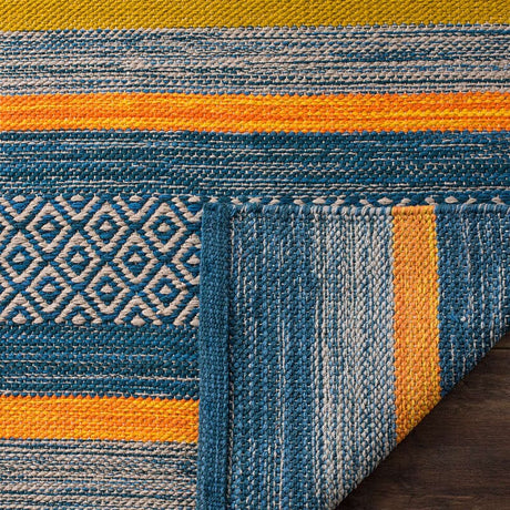 Safavieh Montauk Mtk213A Blue/Orange Rug.