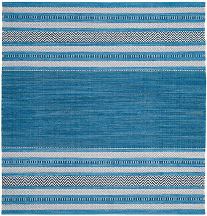 Safavieh Montauk Mtk214A Blue / Grey Striped Area Rug